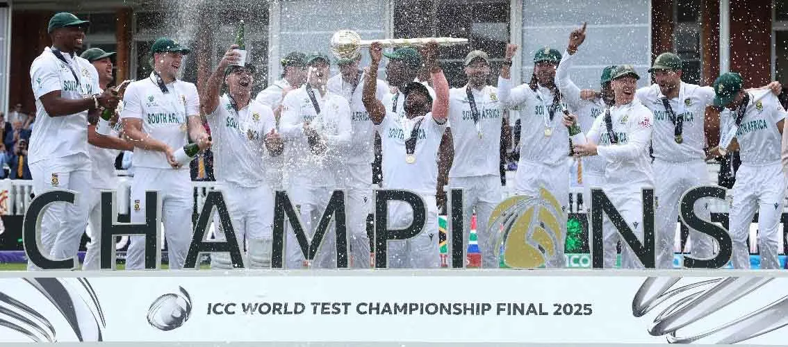SA vs AUS ICC WTC 2025 final: दक्षिण अफ्रीका ने समाप्त किया 27 सालों का खिताबी सूखा! डब्ल्यूटीसी के फाइनल में ऑस्ट्रेलिया को दी मात