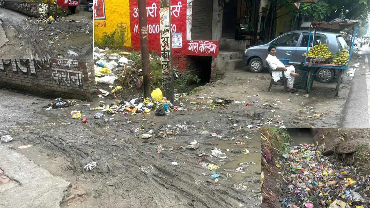 वार्ड-5 में लगा गंदगी का अंबार, लोग बेहाल