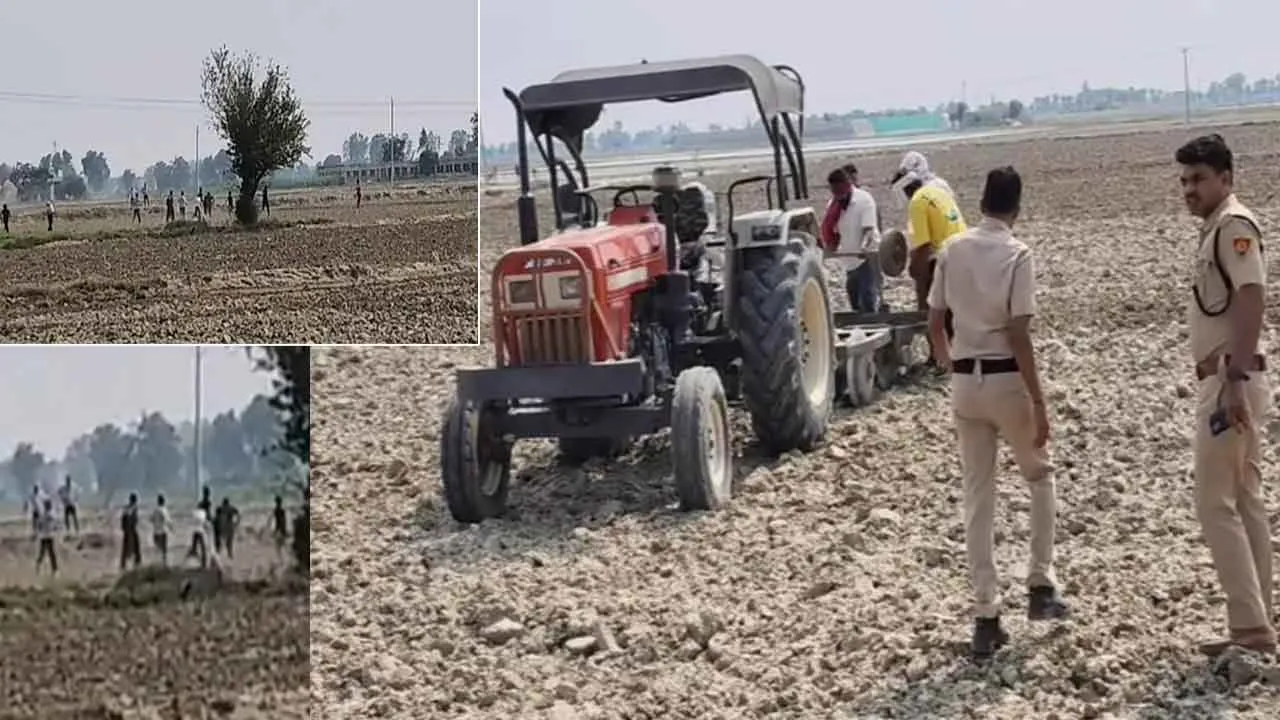 जमीनी विवाद को लेकर तनावपूर्ण स्थिति, पुलिस ने मौके पर पहुंच पाया स्थिति पर नियंत्रण
