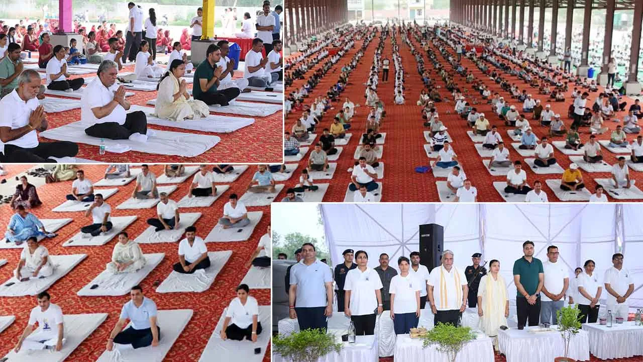 पूरे विश्व को स्वास्थ्य और शांति का मार्ग दिखाने वाली भारतीय संस्कृति की प्राचीन धरोहर का उत्सव है योग दिवस- मंत्री कृष्ण लाल पंवार