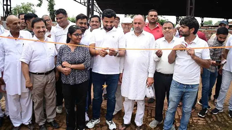 सांदल कलां गऊशाला में 17 लाख की लागत से बना शेड, विधायक ने किया उद्घाटन