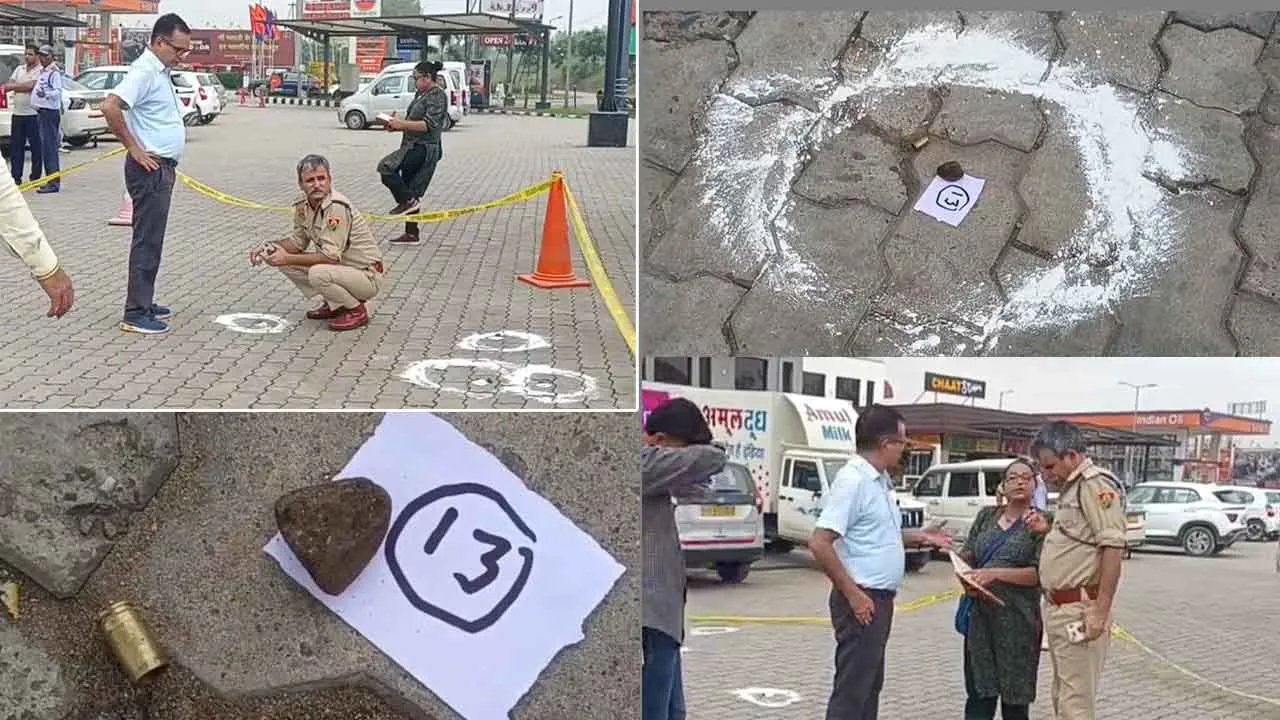 कुरुक्षेत्र में बदमाशों की दहशत, एनएच-44 पर होटल के बाहर बदमाशों ने दनादन की फायरिंग, 20 गोलियां चलाई