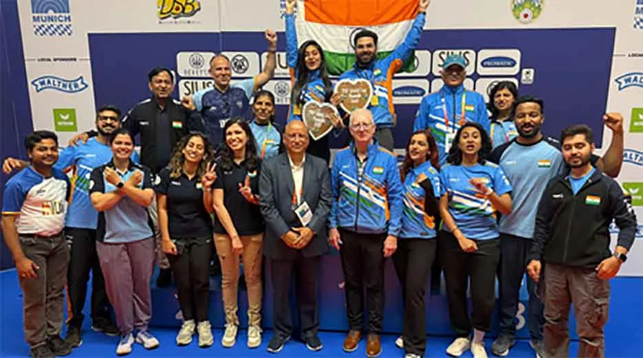 ISSF World Cup 2025: म्यूनिख में भारतीय निशानेबाजों का स्वर्णिम प्रदर्शन!
