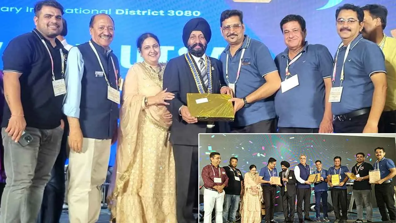 Rotary Club: रोटरी क्लब को जॉन 10 में मिला बेस्ट एक्सीलेंस अवॉर्ड, अजय कालड़ा बने बेस्ट रोटेरियन