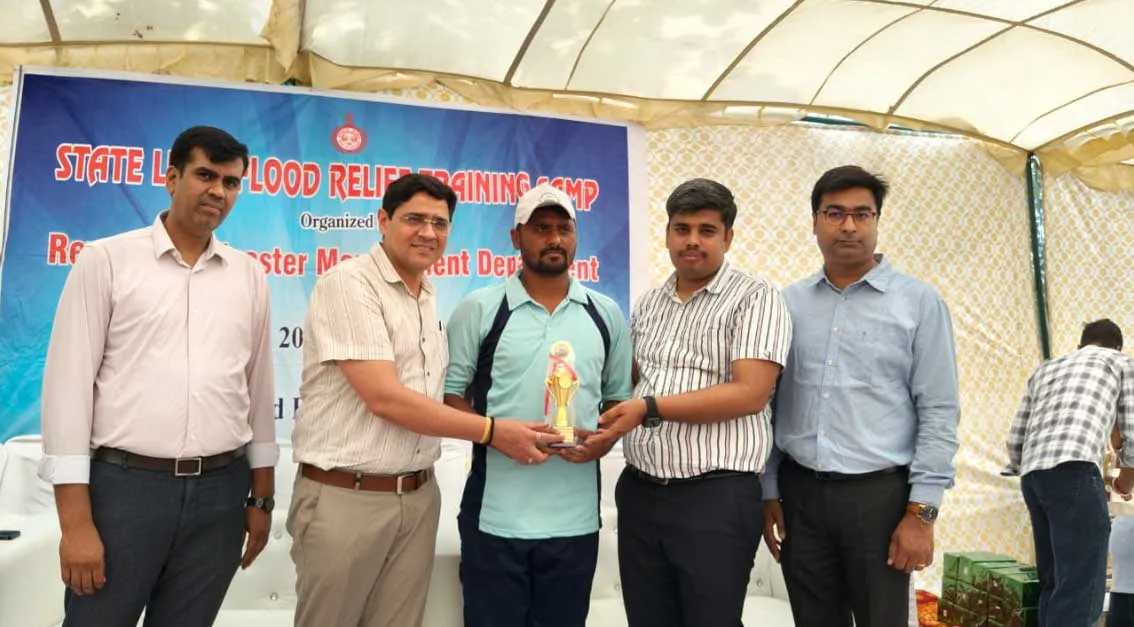 एडीसी नवीन आहूजा ने राज्य स्तरीय 5 दिवसीय बाढ़ राहत प्रशिक्षण शिविर के समापन कार्यक्रम में की शिरकत, प्रतिभागियों को किया सम्मानित