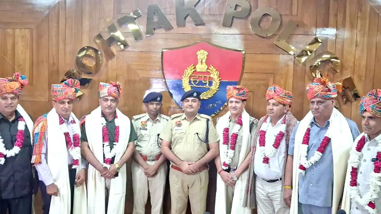 पुलिस विभाग से 11 अधिकारी व कर्मचारी हुए सेवानिवृत