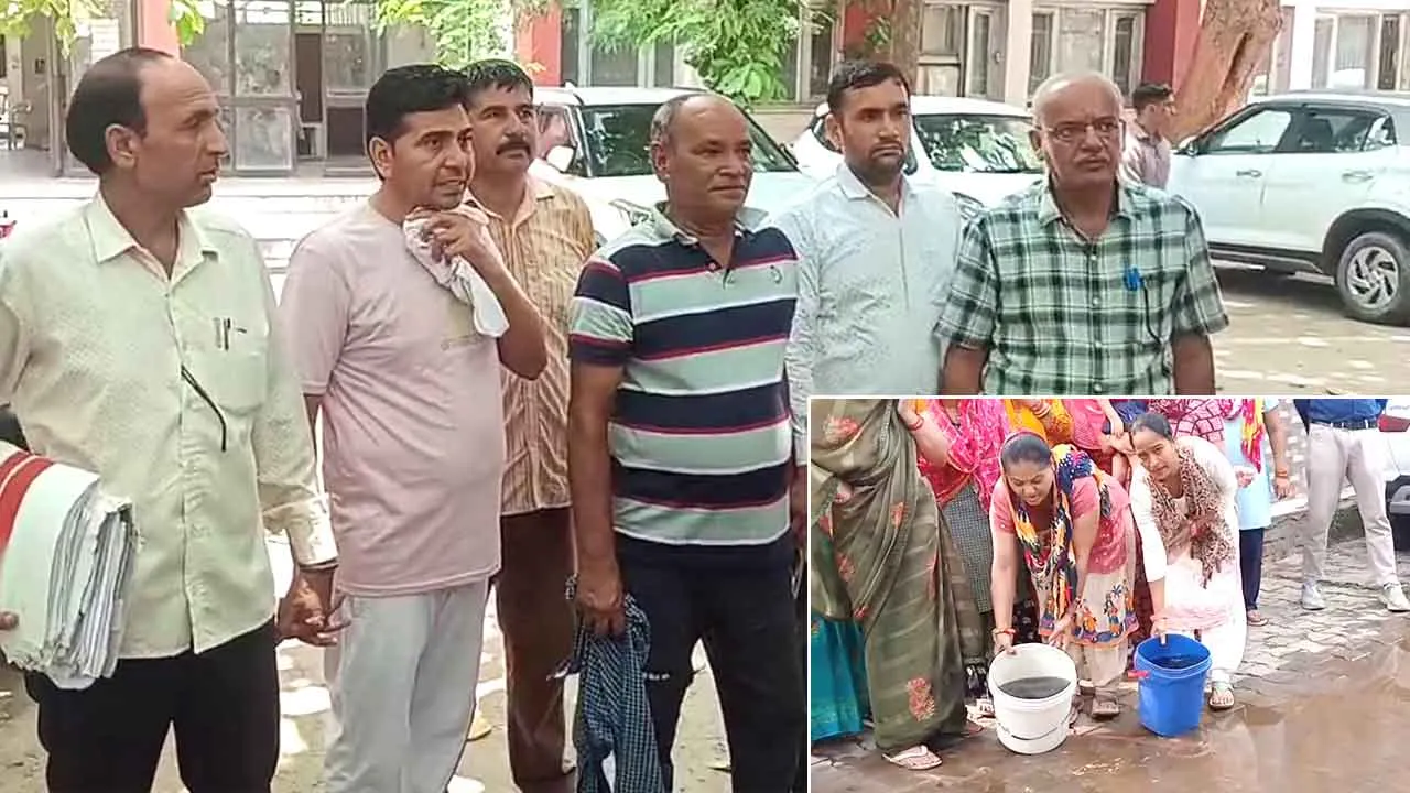 खराब सीवरेज व्यवस्था व गली में गंदे पानी ने रिश्तेवाले को लौटाया, रेहड़ी पर फल-सब्जी बेचने वाले भी गली में घुसने से कर रहे परहेज