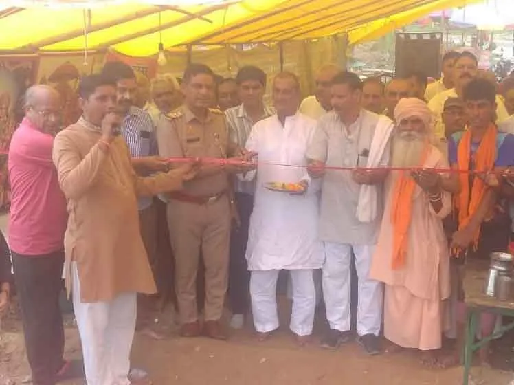 भोपा में सेवार्थ क्लब द्वारा कांवड़ सेवा शिविर का हुआ शुभारंभ