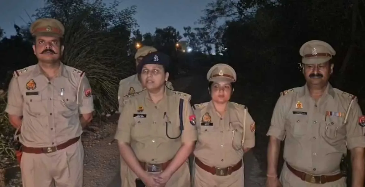 गाजियाबाद में पुलिस मुठभेड़: दो शातिर बदमाश घायल, गिरफ्तार
