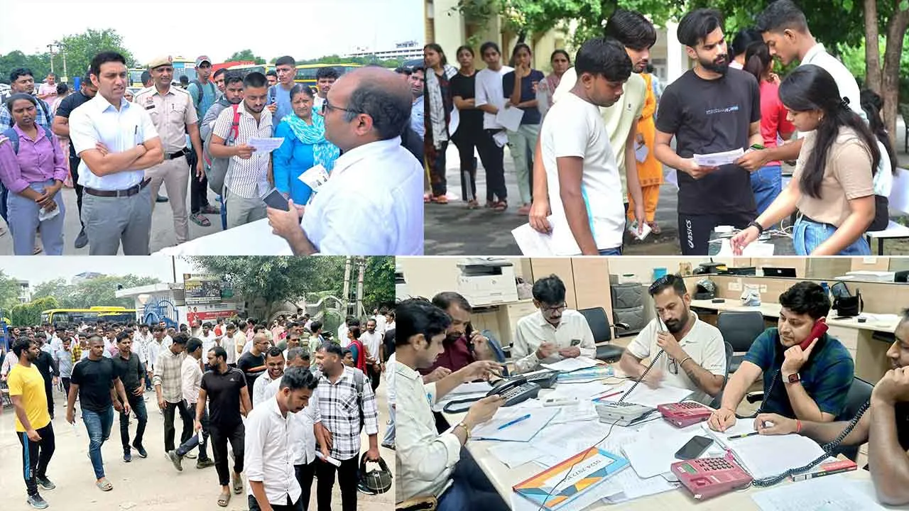 CET Exam 2025: गुरुग्राम में 145 केन्द्रों पर हुई सीईटी परीक्षा