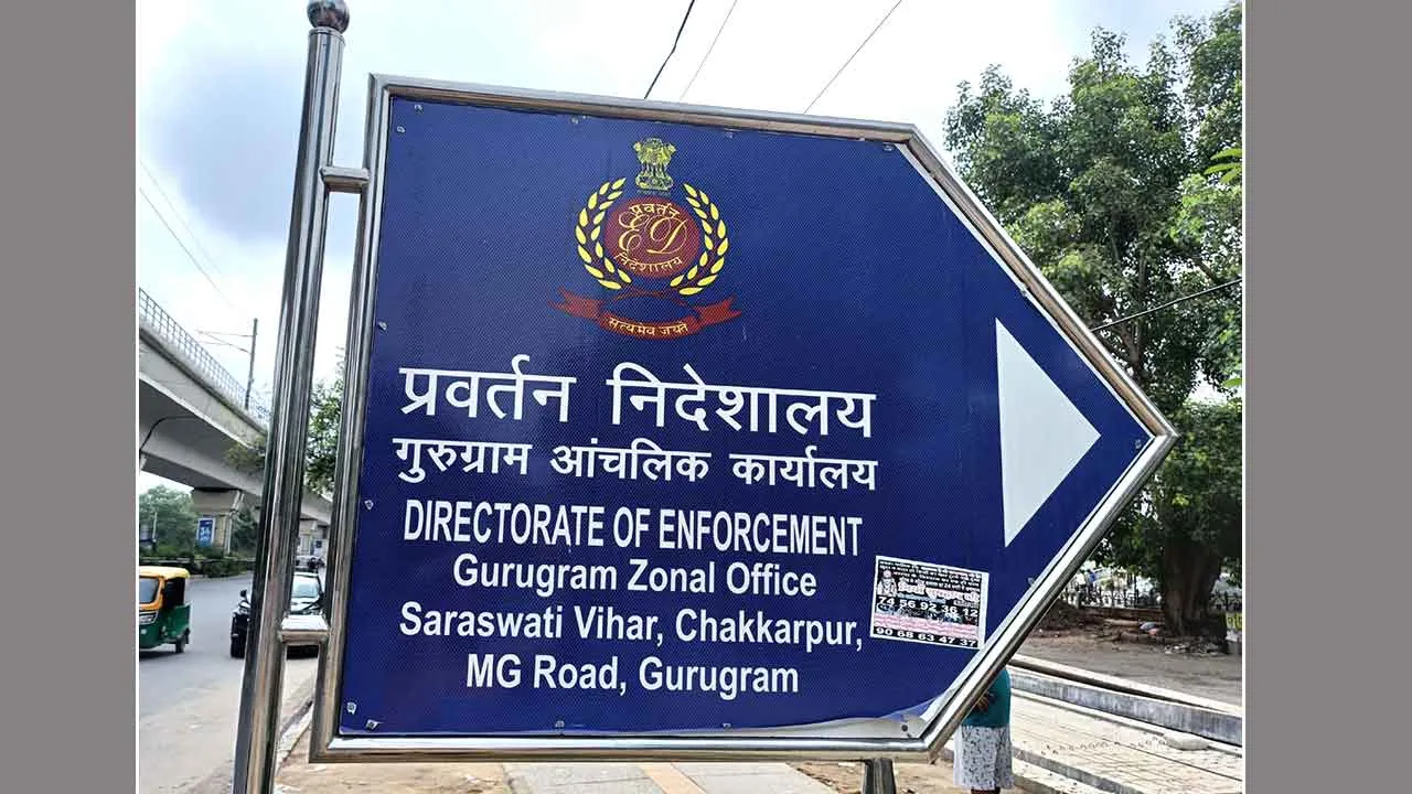 ED Raids: गुरुग्राम में तीन स्थानों पर ईडी के छापे