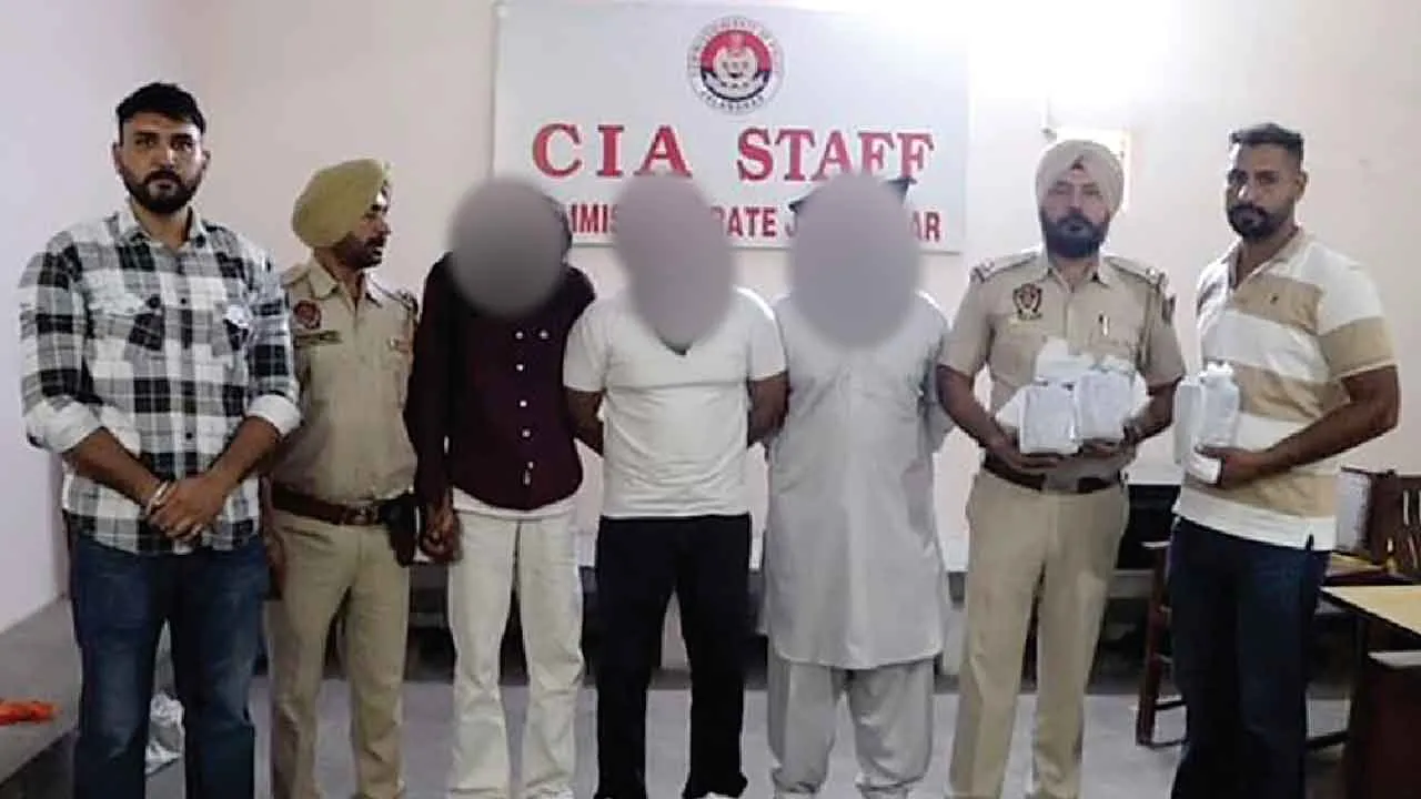 5 किलो हेरोइन, 2 किलो अफीम और अवैध हथियार बरामद, 5 तस्कर काबू