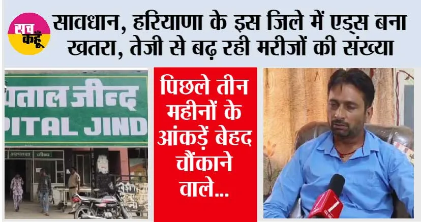 सावधान, हरियाणा के इस जिले में एड्स बना खतरा, तेजी से बढ़ रही मरीजों की संख्या