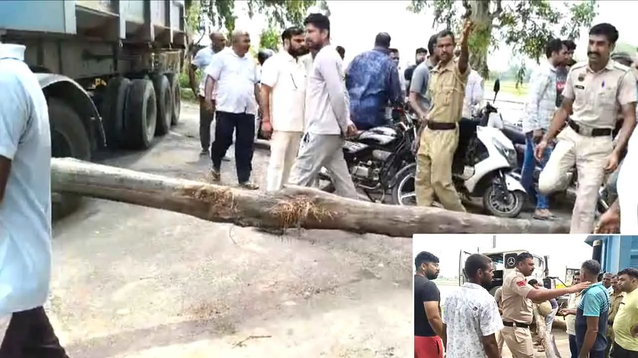जींद-पानीपत रोड पर ग्रामीणों ने लगाया जाम