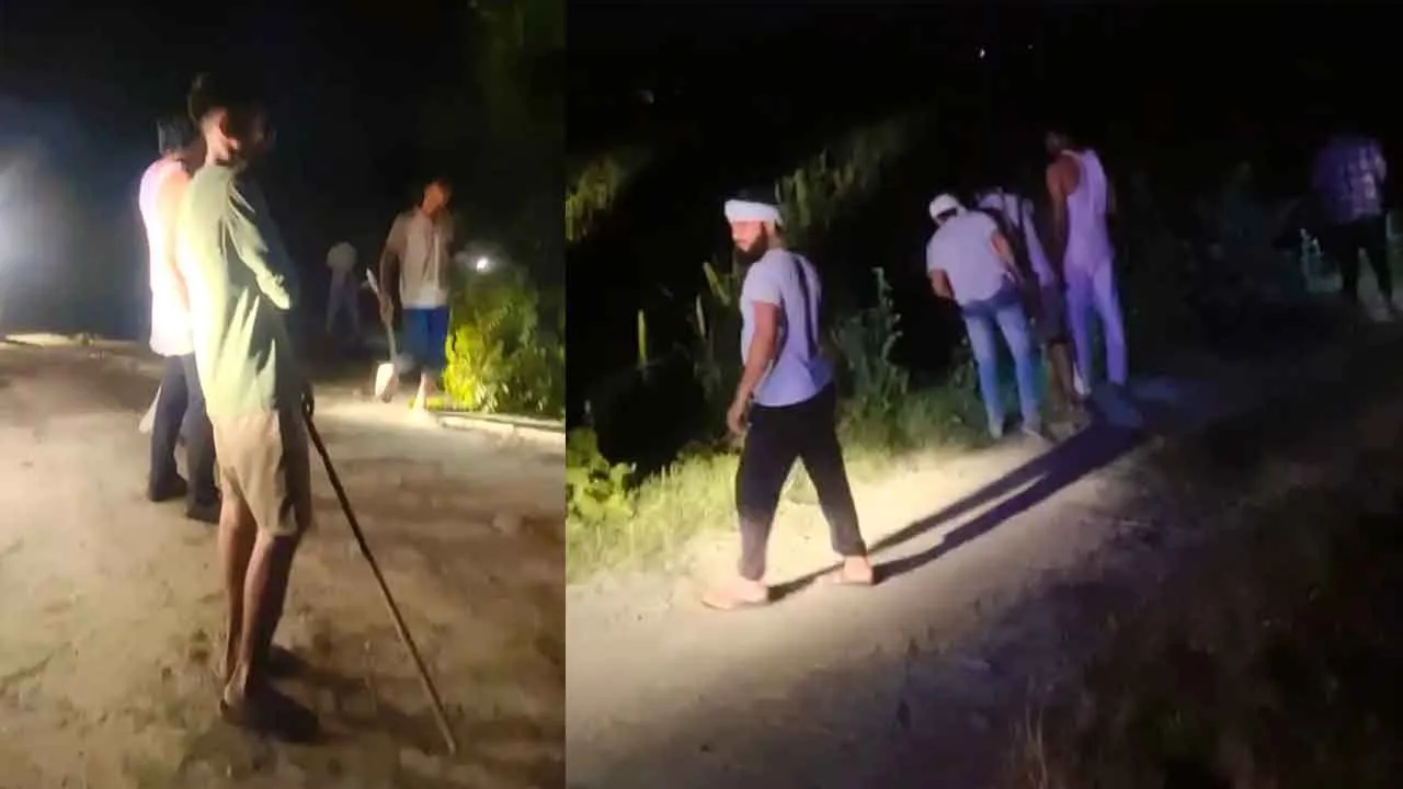 रात में घरों के ऊपर उड़ा ड्रोन, ग्रामीणों की नींद उड़ी