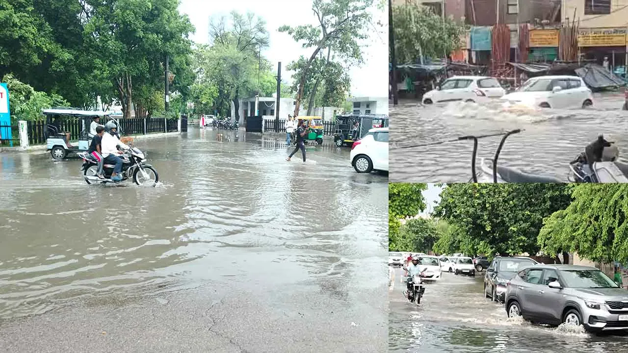 Heavy Rain: कैथल में झमाझम बरसे मेघा, शहर में हुआ जलभराव