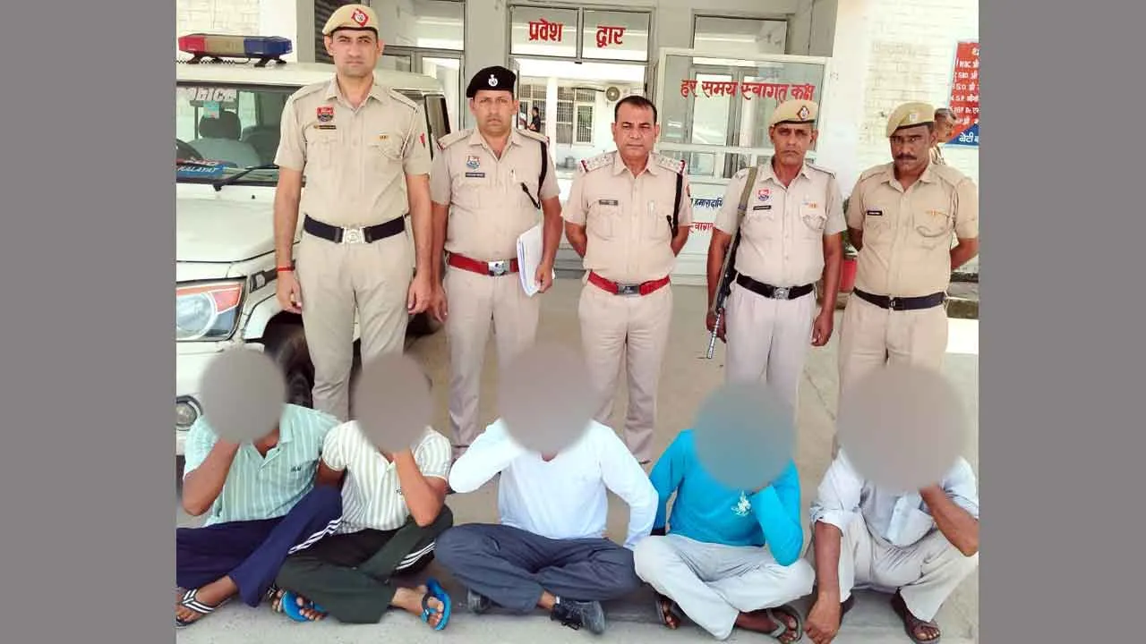 बड़सीकरी में युवक की हत्या करने के मामले में 5 आरोपी काबू