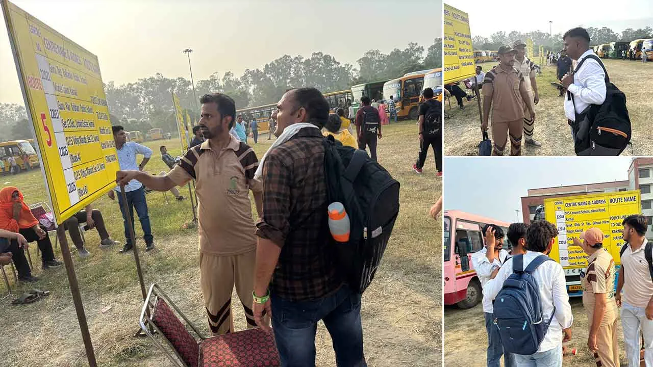 करनाल में सीईटी परीक्षा के दौरान डेरा सच्चा सौदा के सेवादारों ने दिखाई मानवता की मिसाल