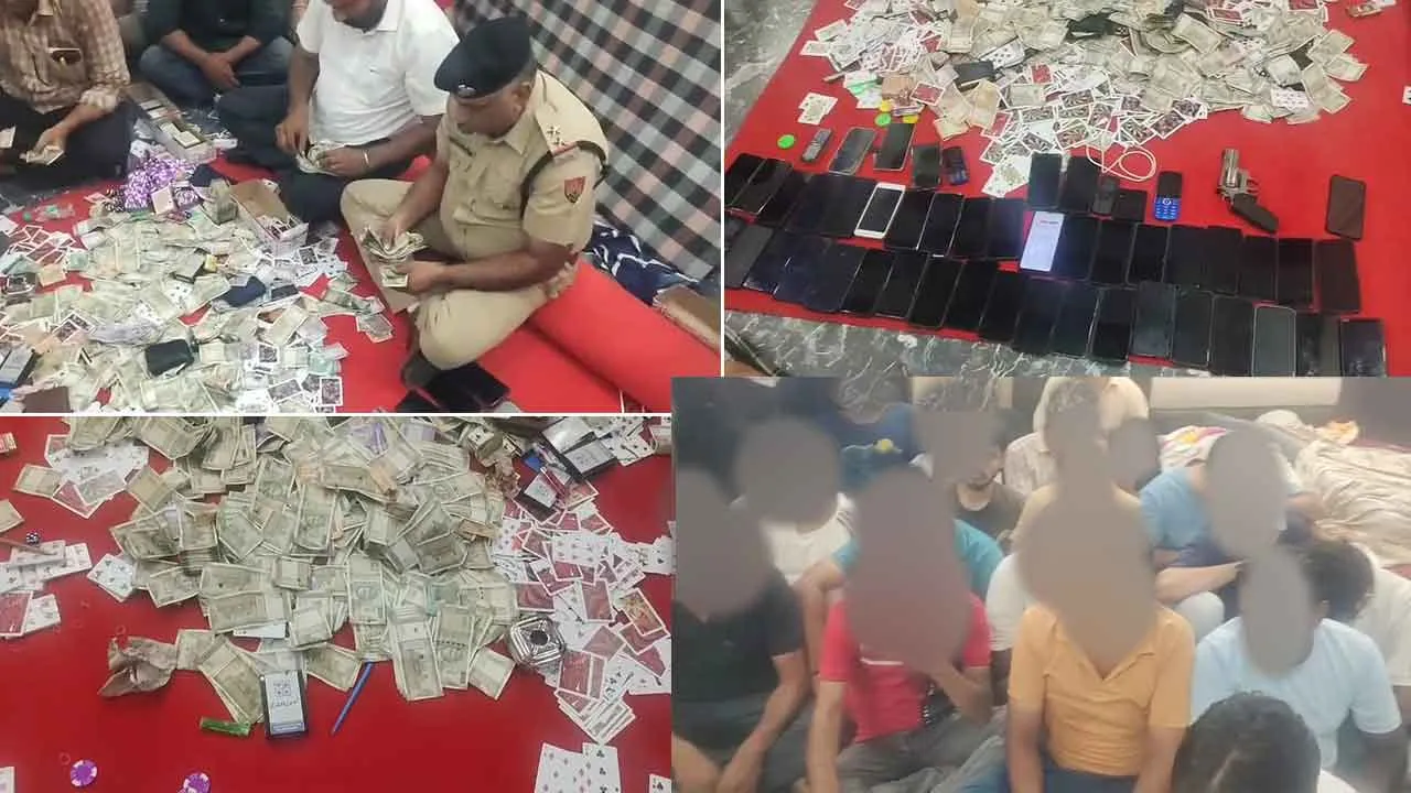 सीएम फ्लाइंग की घरौंडा में सबसे बड़ी रेड: 12 लाख कैश, 53 जुआरी, 46 मोबाइल और दर्जनों वाहन पकड़े, सीएम फ्लाइंग के डीएसपी ने स्थानीय प्रशासन पर खडे किए सवाल