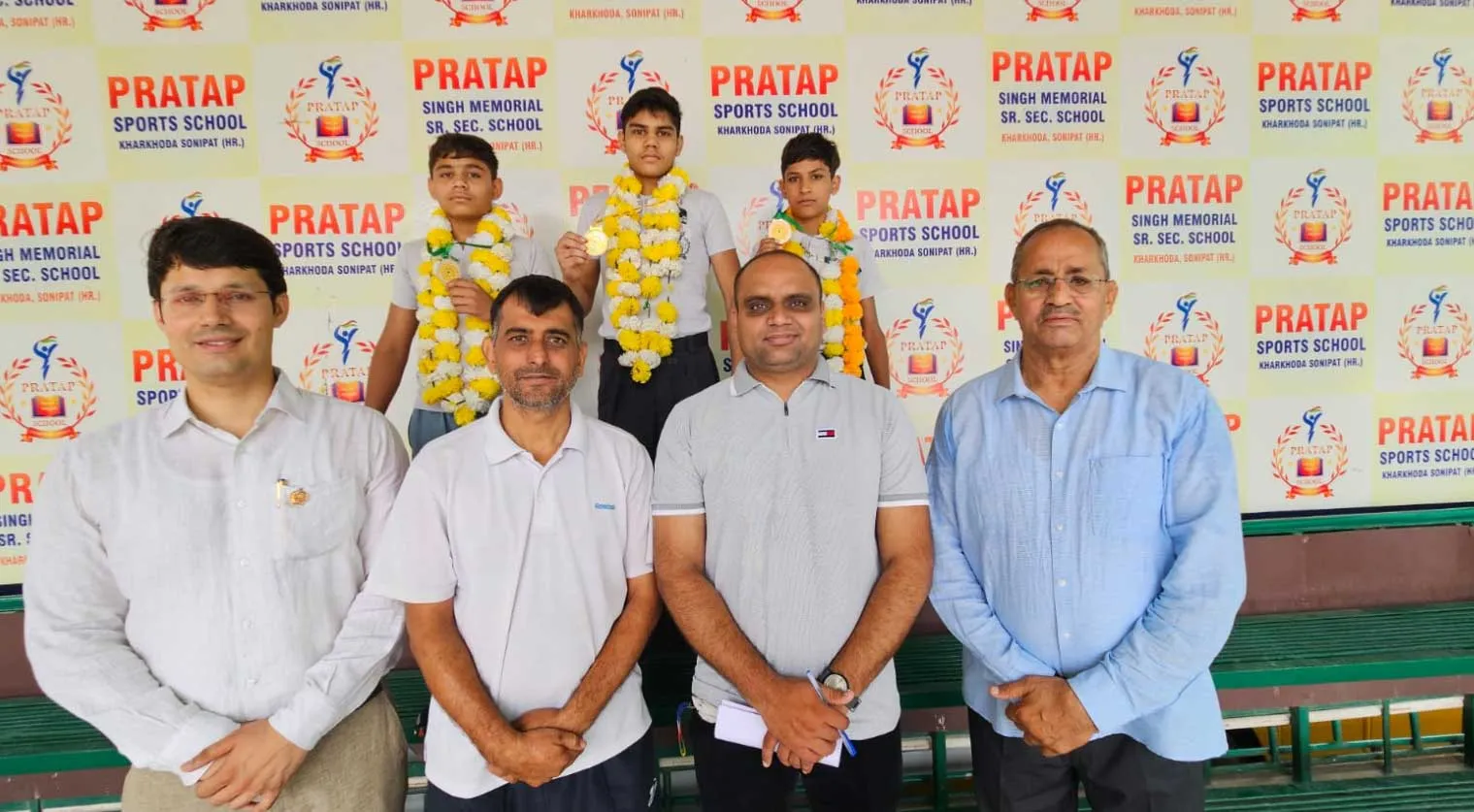 स्टेट कुराश चैम्पियनशिप में प्रताप स्कूल के खिलाडियों ने जीते तीन पदक