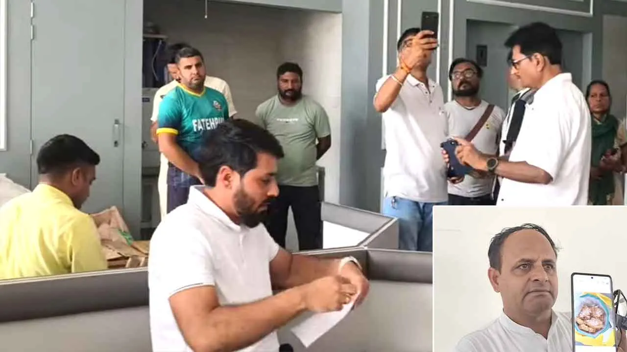 Ghevar News: घेवर में शिकायत मिलने पर खाद्य एवं आपूर्ति विभाग ने दुकान पर की छापेमारी