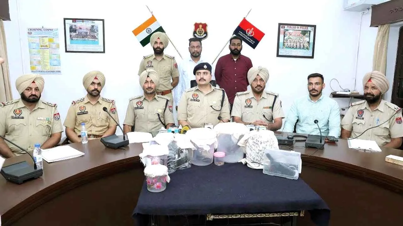 संगरूर में नशे के बड़े रैकेट का पर्दाफाश, तीन गिरफ्तार