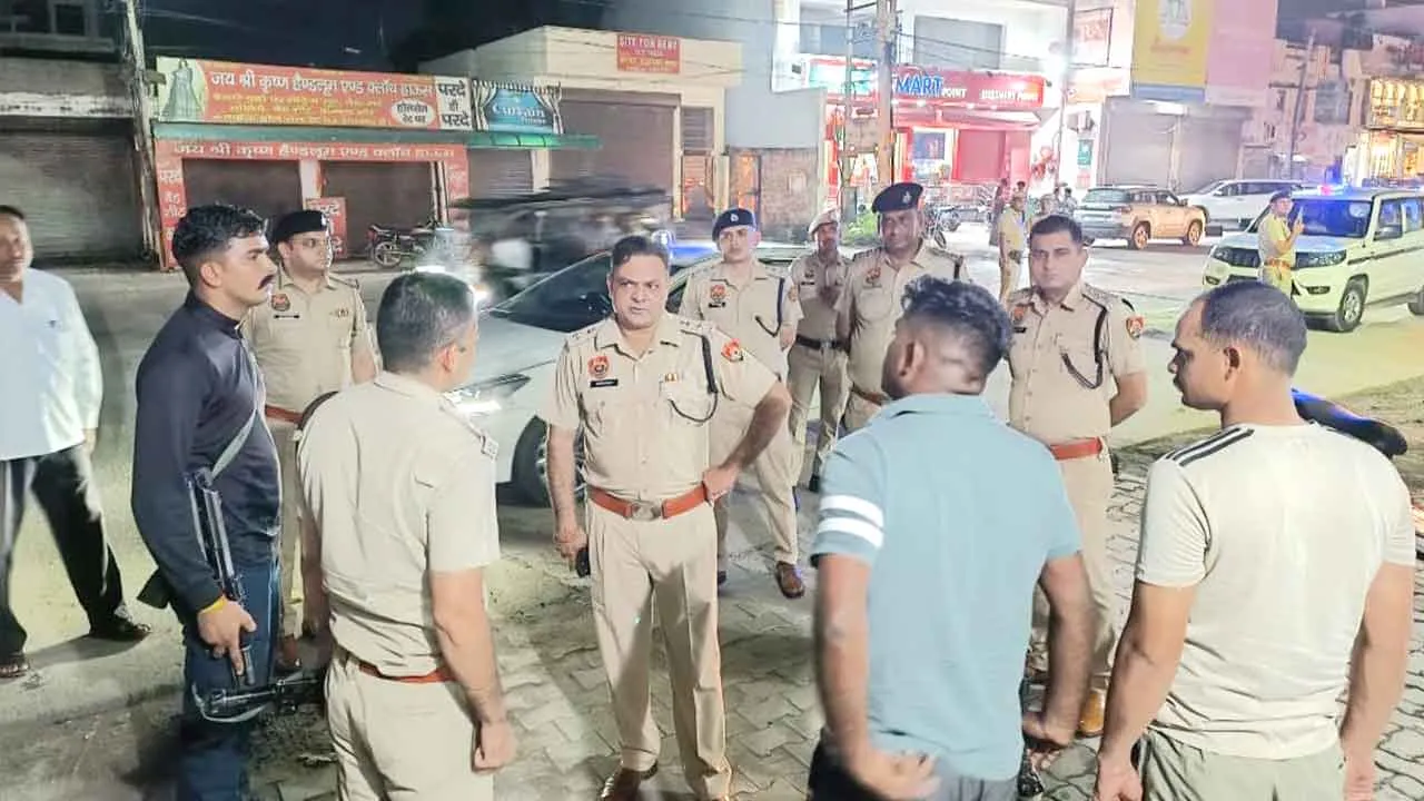 यमुनानगर पुलिस अधीक्षक ने नाकों पर की औचक जांच, कर्मचारियों को दिए सतर्कता के निर्देश