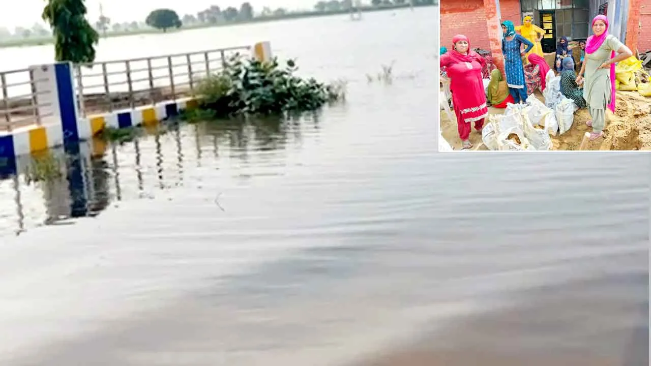 Heavy Rain: लहरिया गांव में भारी बारिश से 50 से ज्यादा घरों में घुसा पानी