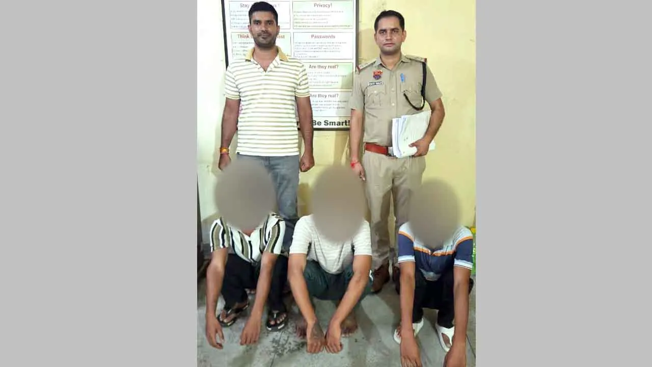 क्रिप्टों करेंसी में निवेश कर मोटा मुनाफा कमाने का लालच देकर 6.81 लाख ठगने मामले में तीन गिरफ्तार