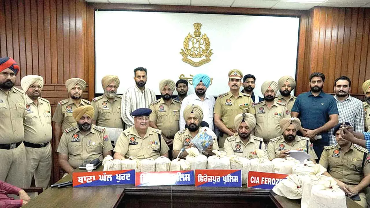 13 किलो से अधिक हेरोइन सहित 3 गिरफ्तार