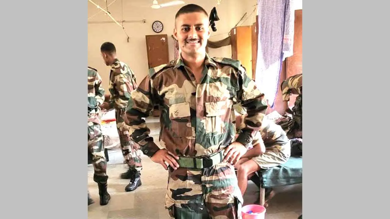 ऊंचागांव के अग्निवीर नितिन प्रजापति की हृदयाघात से मौत, कोहराम