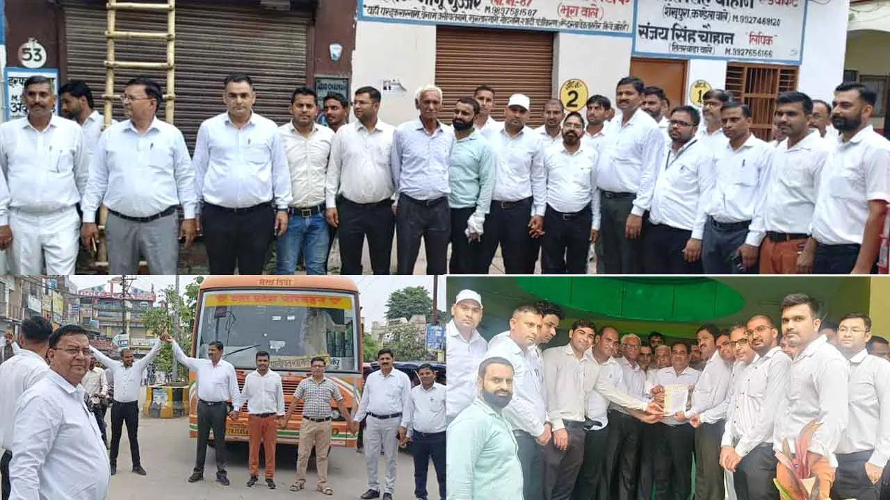 हाईकोर्ट बेंच की मांग को लेकर वकीलों ने बनाई मानव श्रंखला