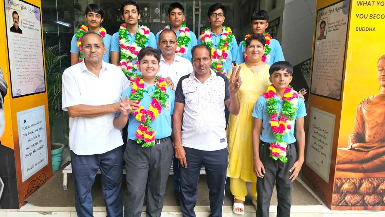 नैटबाल चैम्पियनशिप में प्रताप स्कूल के खिलाड़ियों ने जीते 7 स्वर्ण पदक