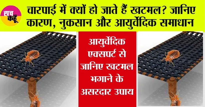 Khatmal Se Kaise Bache: चारपाई में क्यों हो जाते हैं खटमल? जानिए कारण, नुकसान और आयुर्वेदिक समाधान
