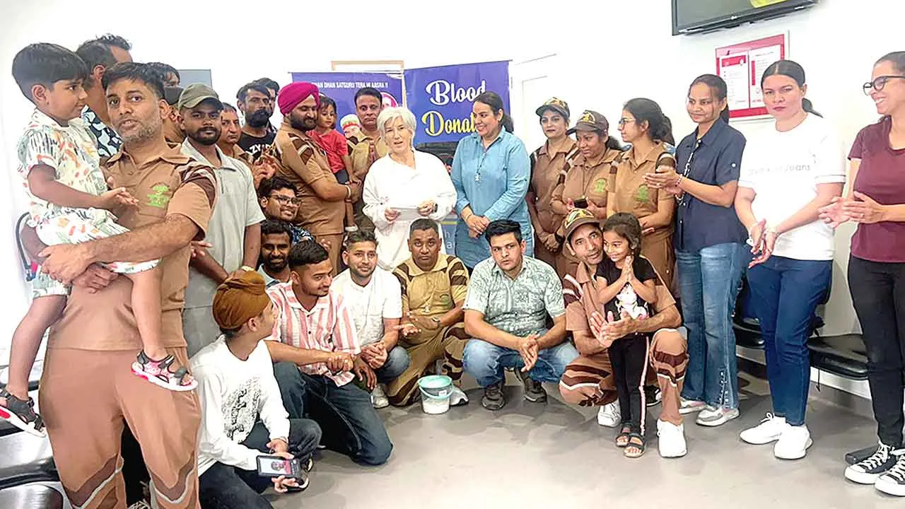 लिस्बन में सेवादारों ने किया रक्तदान, मिला प्रशस्ति पत्र