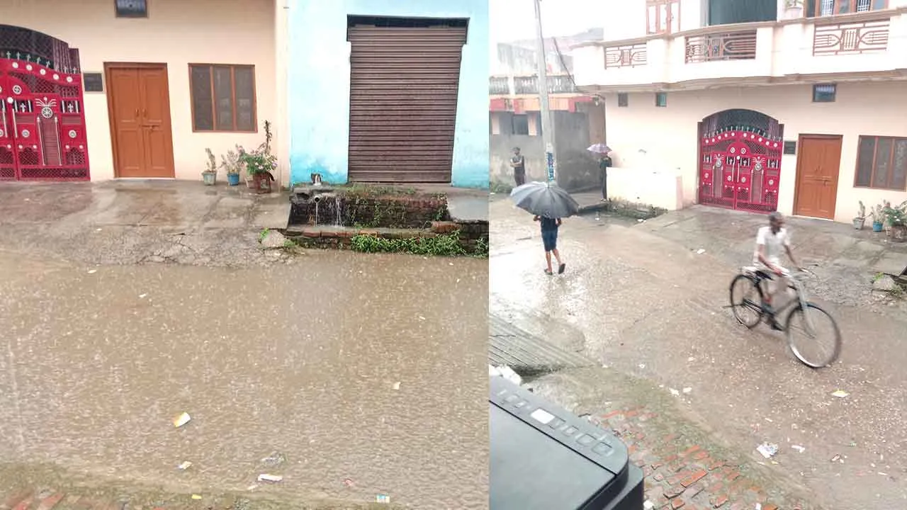 Rain: मुज़फ्फरनगर में फिर से झमाझम बारिश, लोगों को मिली गर्मी से राहत