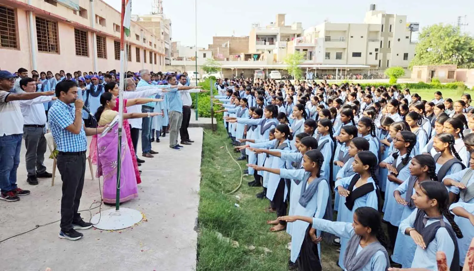 National Flag Respect Campaign: राष्ट्रध्वज राष्ट्र सम्मान मुहिम के अंतर्गत 2150वां ध्वजारोहण