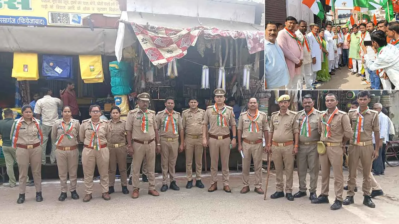 Tiranga Yatra: सिरसागंज में निकाली विशाल तिरंगा यात्रा गूँजे वंदे मातरम के नारे