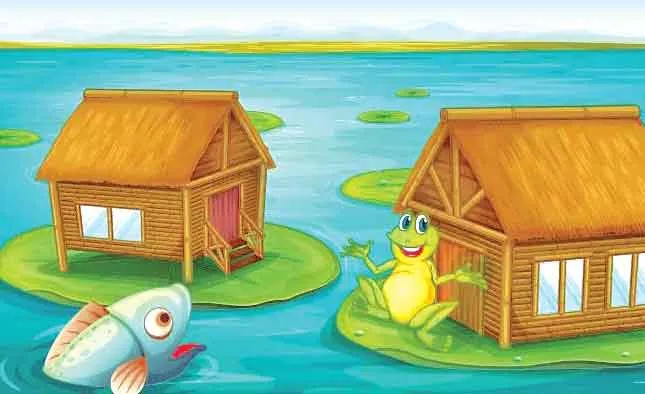 Fish and Frog Story: दो मछलियां और एक मेंढक