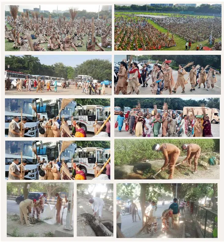 Gurugram Safai Abhiyan: गुरुग्राम में मुख्यमंत्री के आह्वान पर अन्य संस्थाओं के साथ मिलकर डेरा सच्चा सौदा ने किया मेगा स्वच्छता अभियान में सहयोग