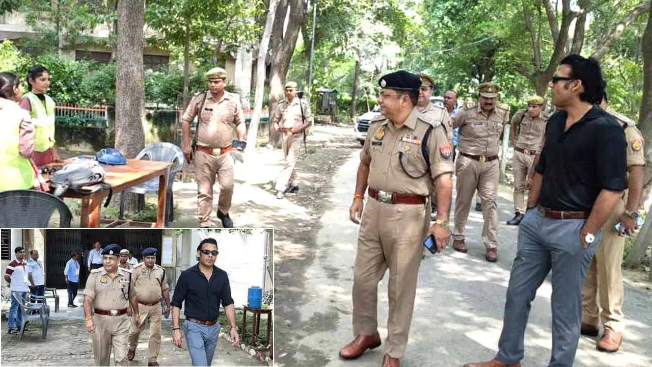 कैराना में पीईटी केंद्रों पर पहुंचे डीएम-एसपी, परखी व्यवस्था