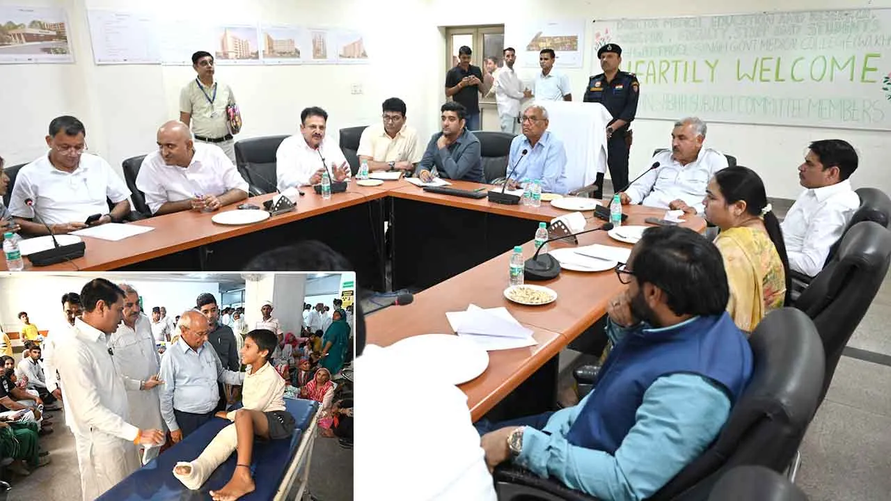 विधानसभा विषय समिति ने बीपीएस मेडिकल कॉलेज खानपुर का किया दौरा, खामियों को दूर करने के दिए निर्देश