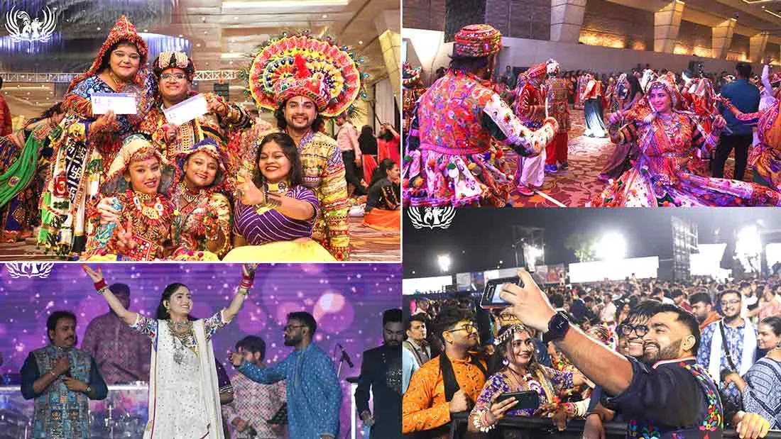 क्षितिज’25 की नवरात्रि धूम: दिग्गज कलाकारों की प्रस्तुति और जोशीली भीड़ ने बाँधा समां