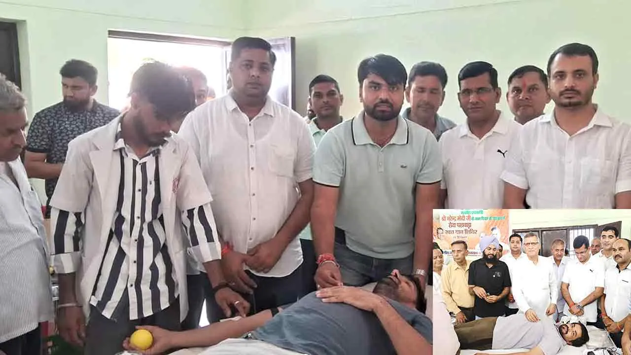 प्रतापनगर व छछरौली में रक्तदान शिविर और स्वास्थ्य जांच शिविर का आयोजन