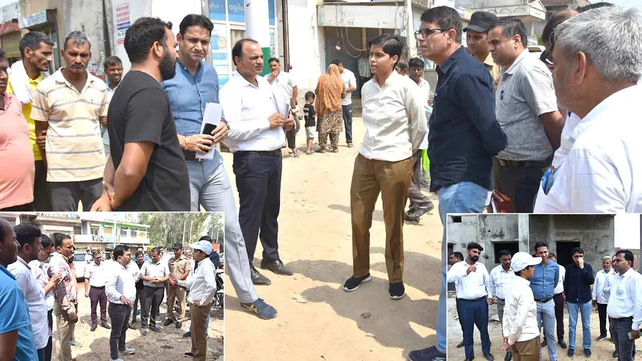 डीसी प्रीति ने किया राजौंद का दौरा, शहर के बीचों बीच गुजर रही निर्माणाधीन सड़क पर सीवरेज कार्य को अगले पंद्रह दिन में पूरा करने के निर्देश