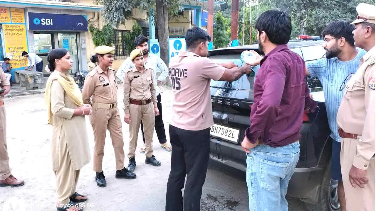 रामराज में मिशन शक्ति के तहत महिला पुलिस की ताबड़तोड़ कार्रवाई
