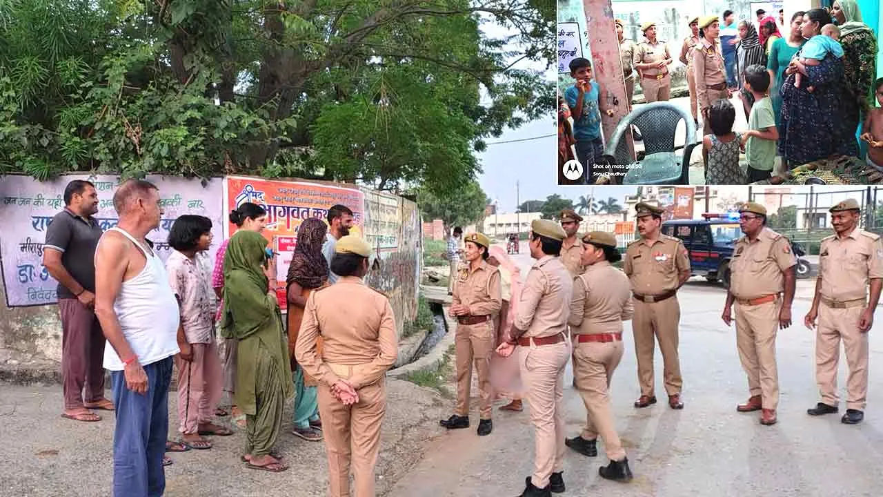 Mission Shakti: हाशिमपुर में मिशन शक्ति 5.0 के तहत महिला सुरक्षा पर विशेष फुट पेट्रोलिंग अभियान