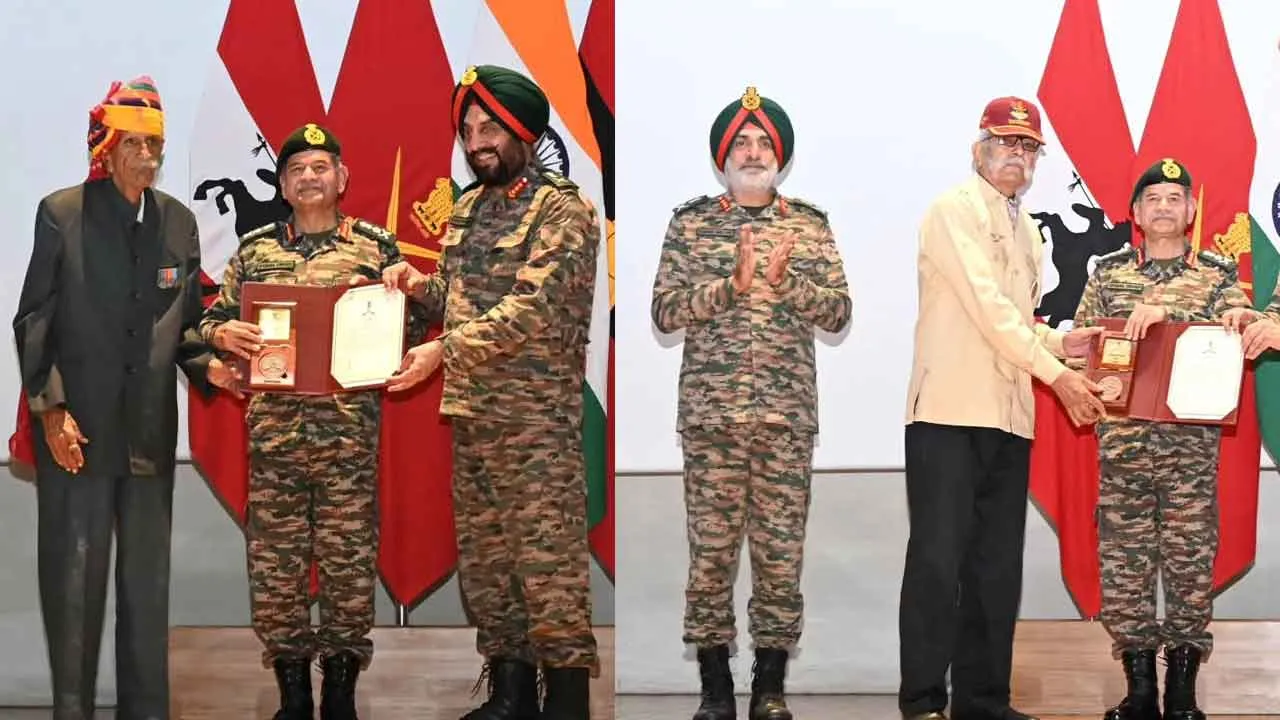 Ex-servicemen Honoured: बीकानेर सैन्य स्टेशन पर चार पूर्व सैनिक वेटरन अचीवर्स अवार्ड से सम्मानित