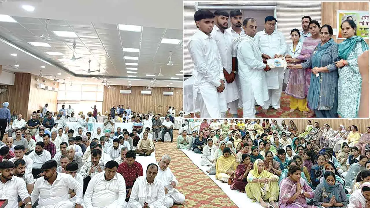 धर्मपाल इन्सां की आंखों से रोशन हुई दो जिंदगियां