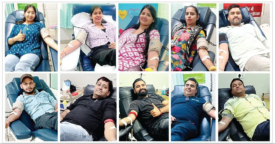 Blood Donation: डेंगू पीड़ित मरीजों के लिए फरिश्ता बनी डेरा सच्चा सौदा की साध-संगत